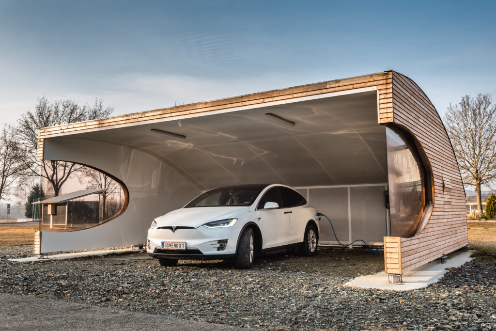 PV Carport und Ladestation im burgenländischen Ollersdorf