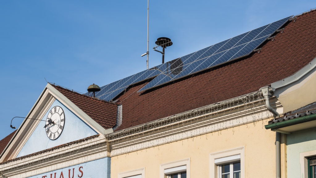 act4energy Demo-Region Stegersbach Solarenergie vom Rathausdach