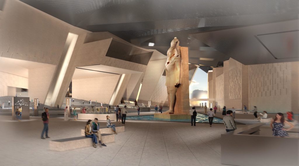 Das Grand Egyptian Museum nahe der Pyramiden von Gizeh soll 2020 eröffnen