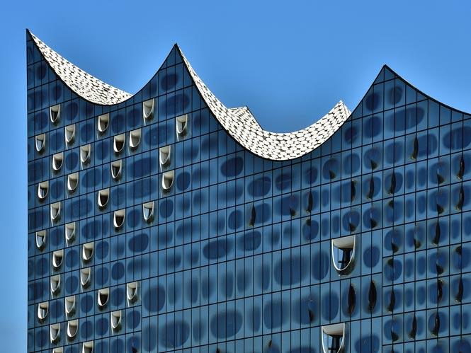 Die Hamburger Elbphilharmonie 