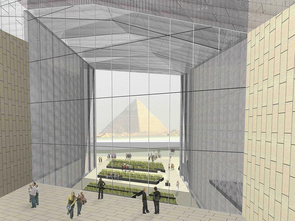 Das Grand Egyptian Museum nahe der Pyramiden von Gizeh soll 2020 eröffnen