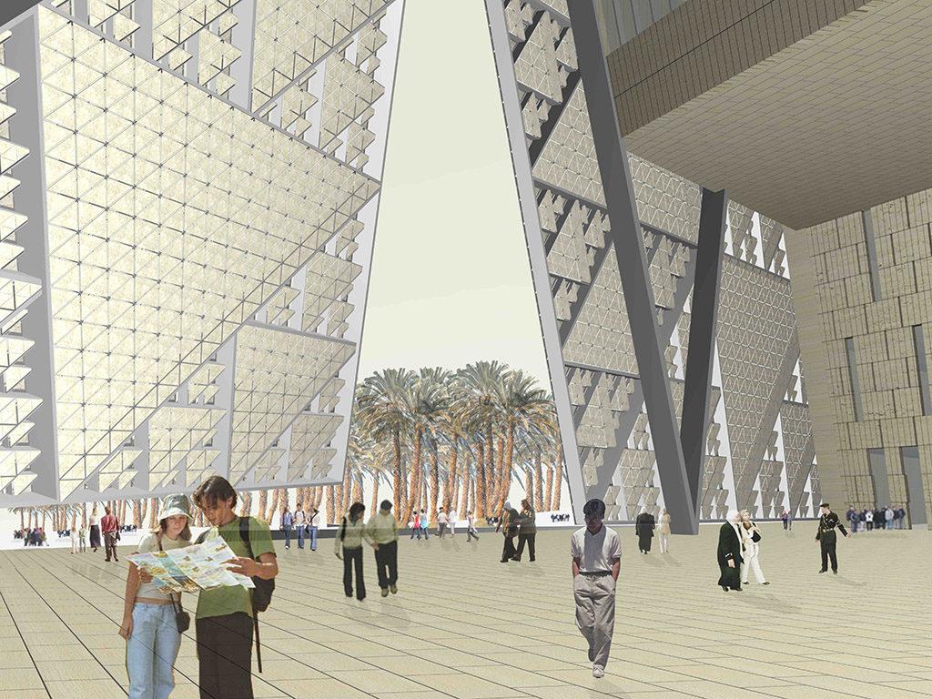 Das Grand Egyptian Museum nahe der Pyramiden von Gizeh soll 2020 eröffnen