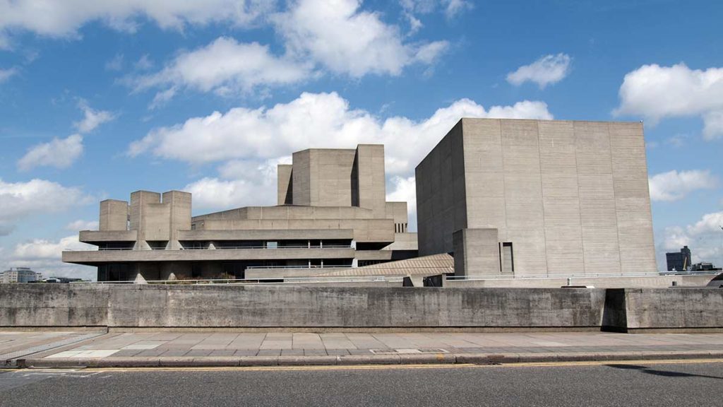 Brutalistischer Bau in England