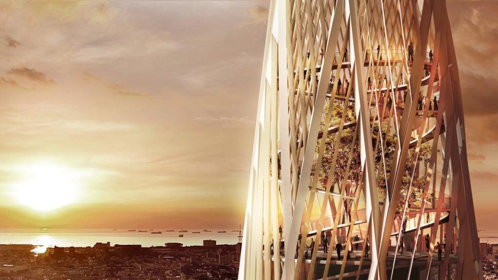 Architekturpreis und Ritterschlag für Studio Henning Larsen: Der Ikone Tower in Manila (Bild: Henning Larsen)