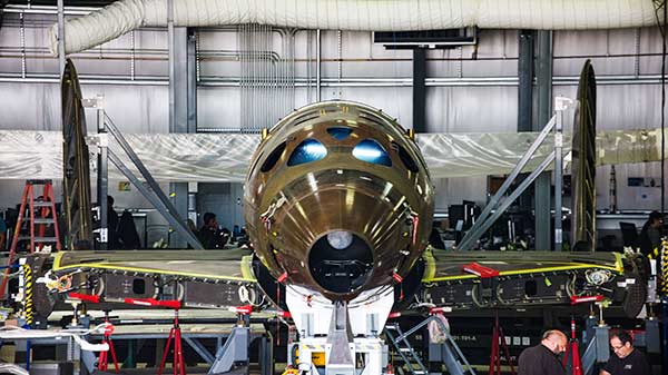 The new prototype of SpaceShipTwo