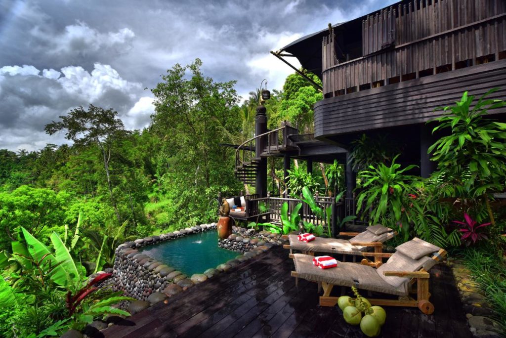 Prix Versailles für äußeres Hoteldesign: Das von Bensley gestaltete Capella Ubud in Bali (Foto: Bensley)