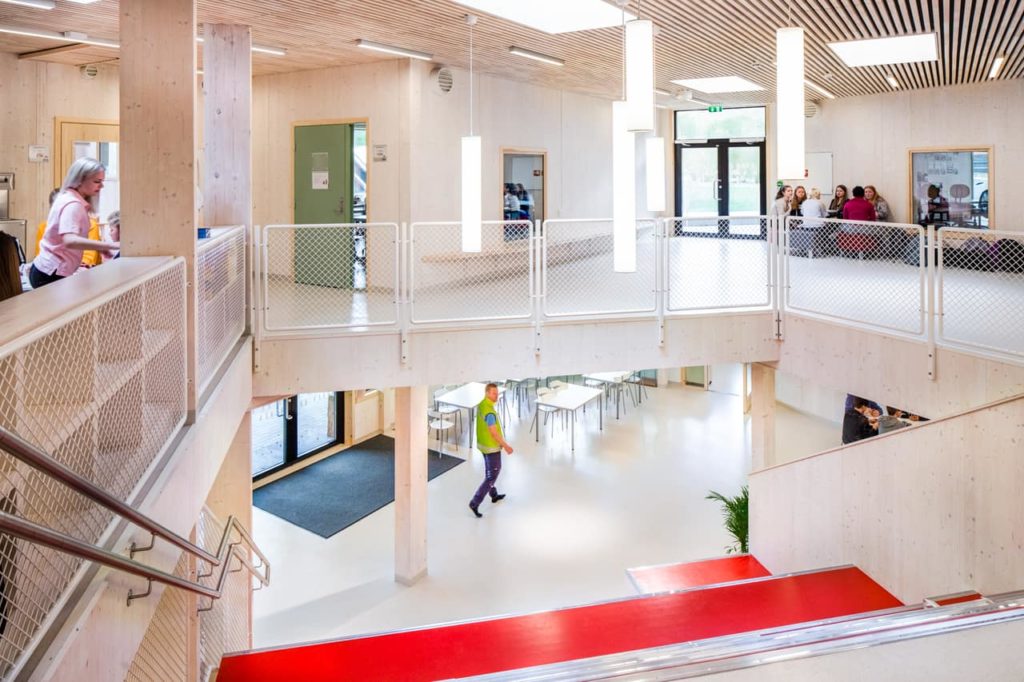 In Saulands Schule können alle Flächen pädagogisch genützt werden (Foto: Wolfgang Thaler)