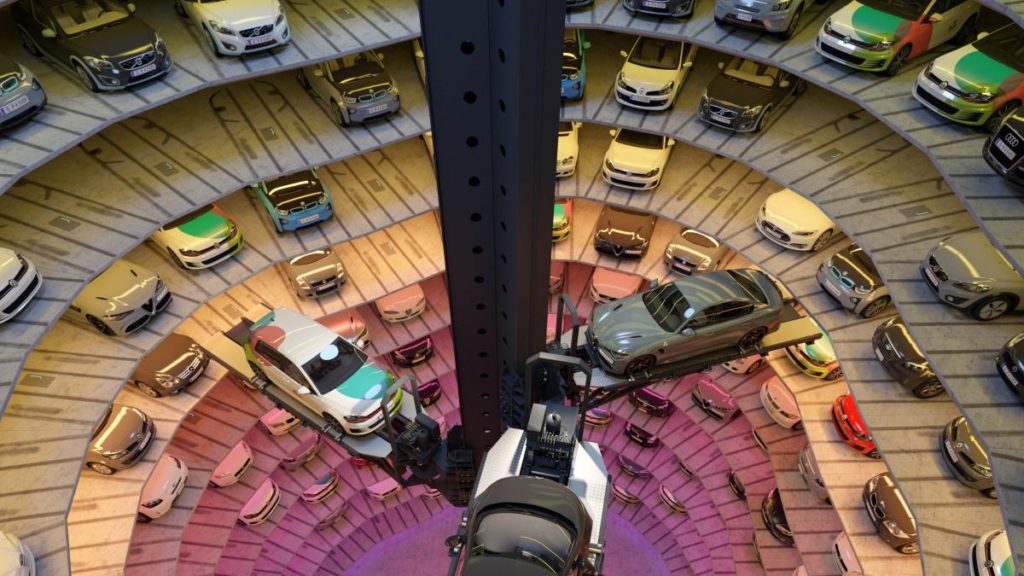 Hidden Like Secret Bases – Automated Multistory Parking Facilities