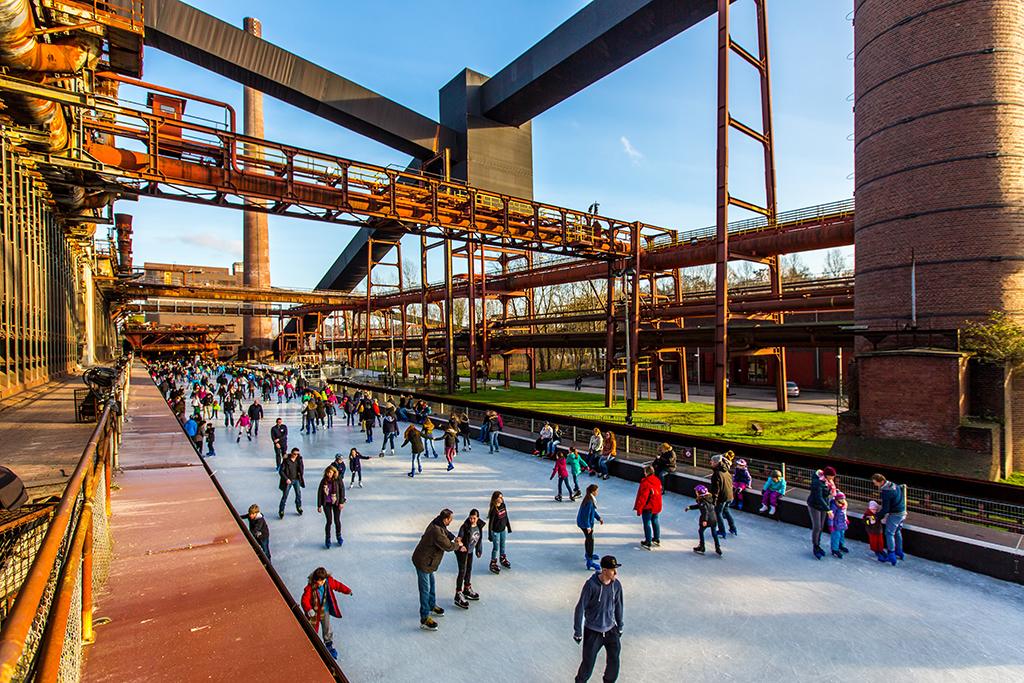 Zeche Zollverein, Eislaufplatz