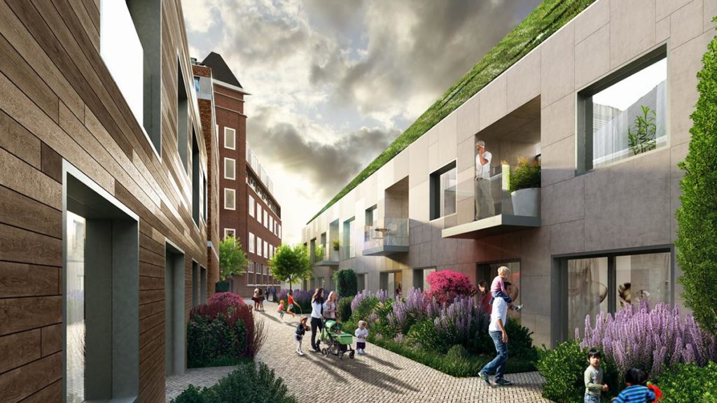 Vom Entwickler gewünscht und vom Architekturbüro umgesetzt: Nieuw Bergen soll viel erschwinglichen, hochqualitativen Wohnraum bieten. (Bild: RVRDV)