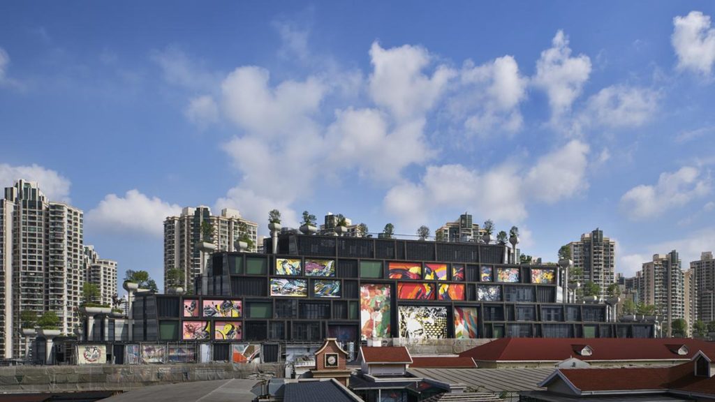 "1000 Trees" as seen from the streeet: flat but colourful. (Photo: Qingyan Zhu)