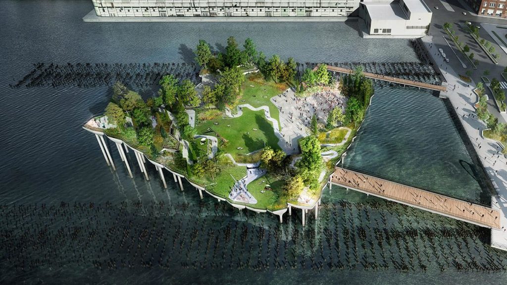 New York bekommt sein „Little Island“ (Bild: Heatherwick)