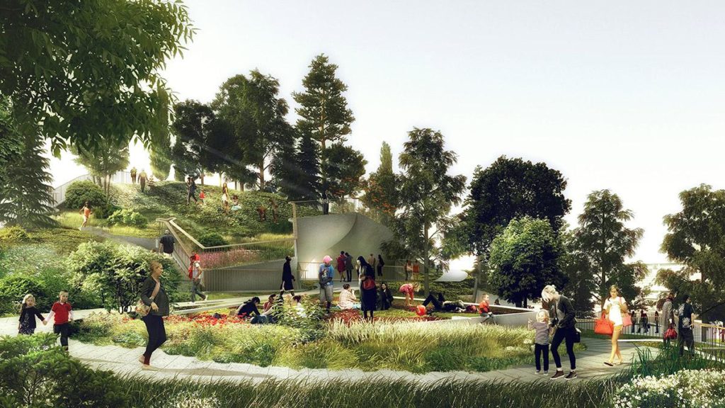 Wie von der Natur geschaffen: „Little Islands“ Landschaftsbild. (Bild: Heatherwick)