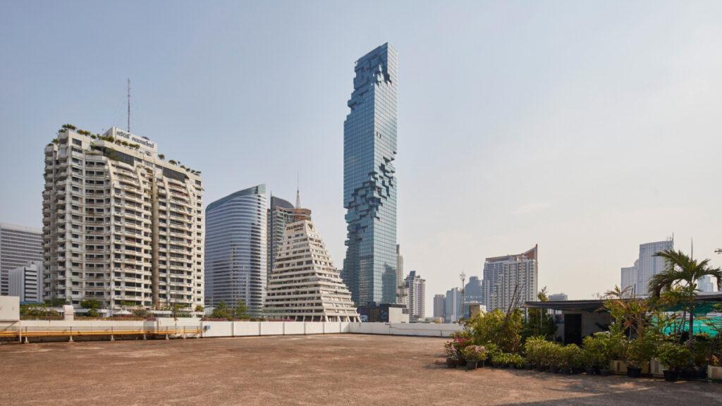 MahaNakhon ist das zweithoechste Hochhaus Thailands