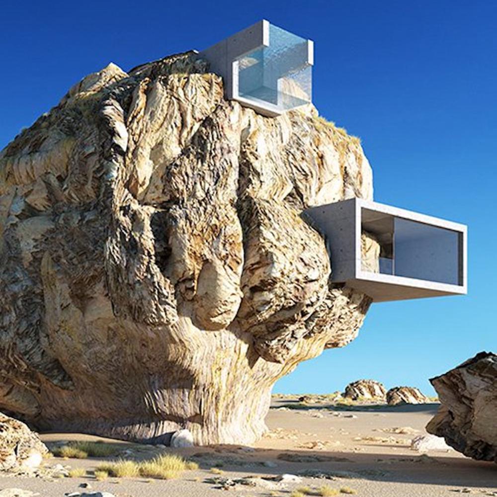 House Inside a Rock