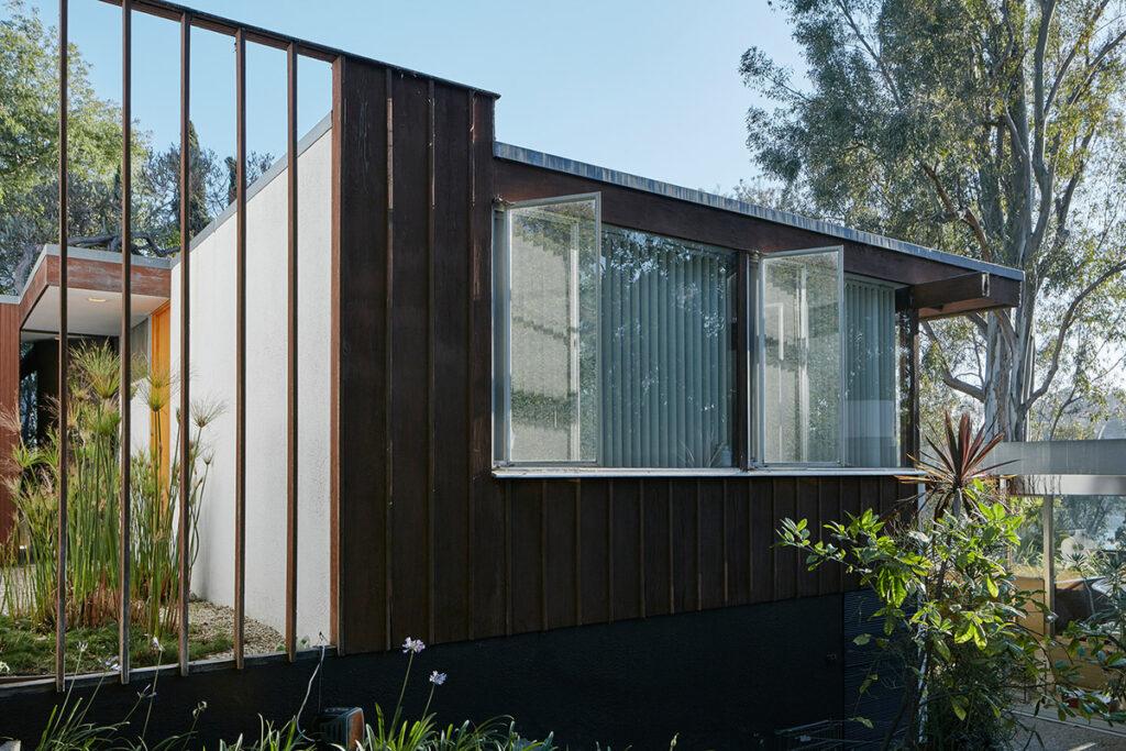 Außenansicht des Ohara House in Silver Lake, Los Angeles (1961 errichtet) (Foto: David Schreyer, 2017)