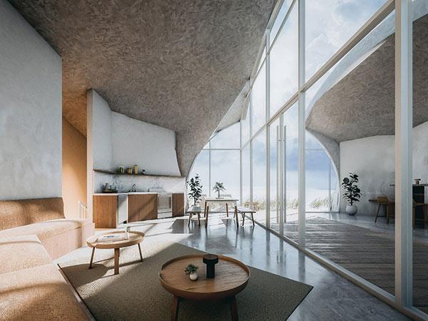 Innenansicht, Dune House, Studio Vural