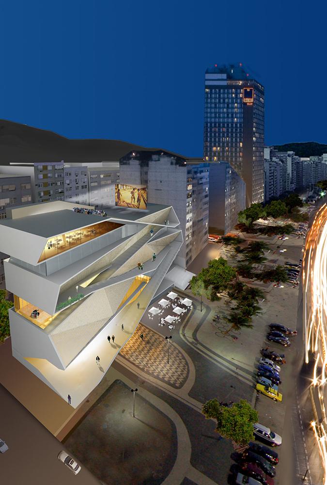 Rios heiß ersehntes „MIS“. Der neue Kultur-Hotspot an der Copacabana. (Bild: Diller, Scofidio + Renfro)