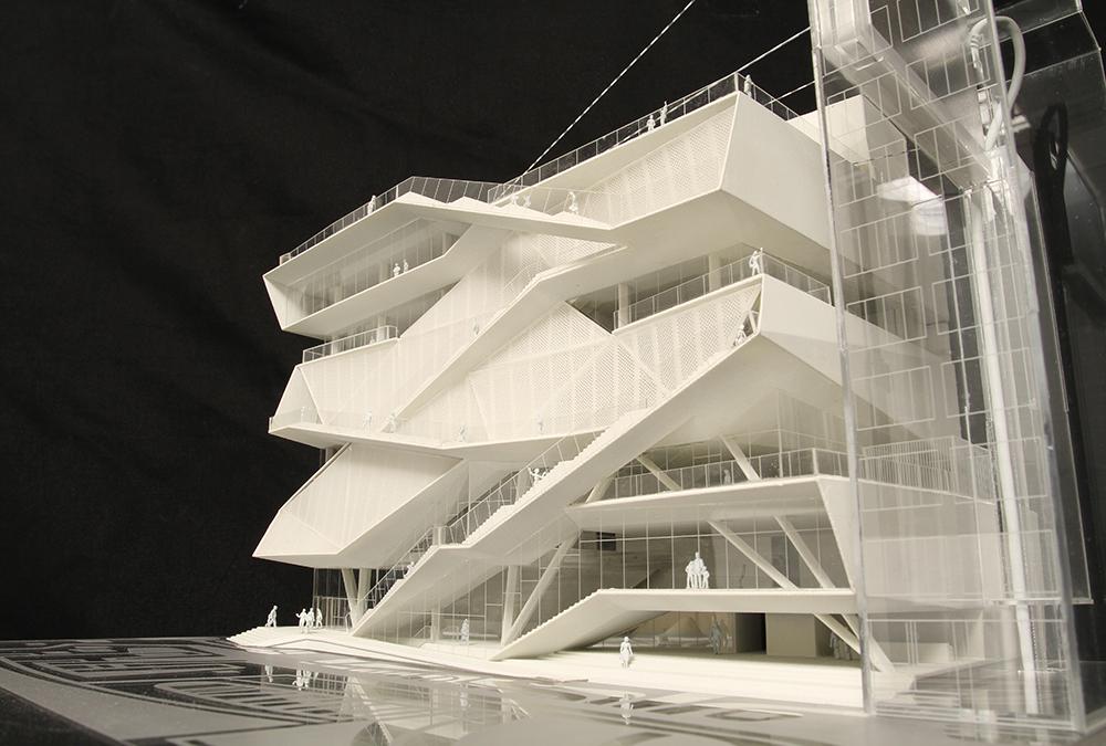 Schon als Modell ein spannendes Projekt: Rios Museum of Image and Sound. (Bild: Okamoto / Diller, Scofidio + Renfro)