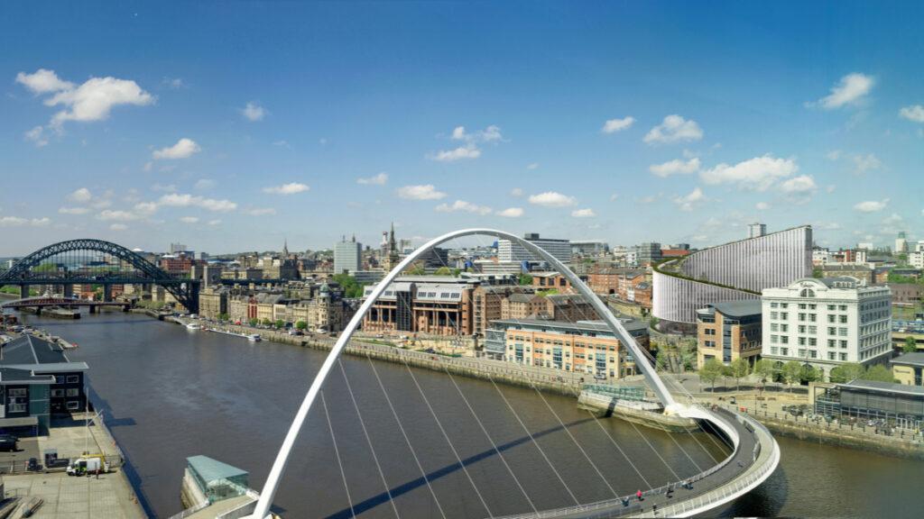direkt am Kai am Tyne Fluss