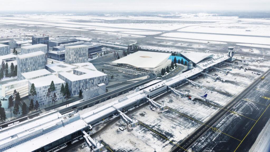 Airport im Winter