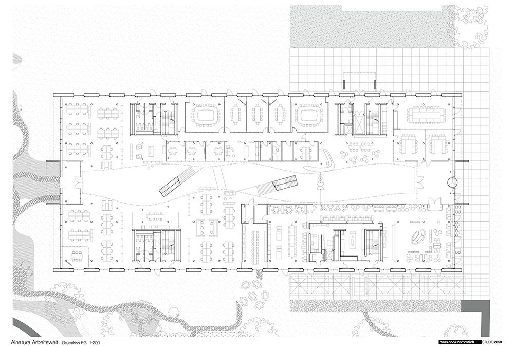 Ground plan of the Alnatura campus