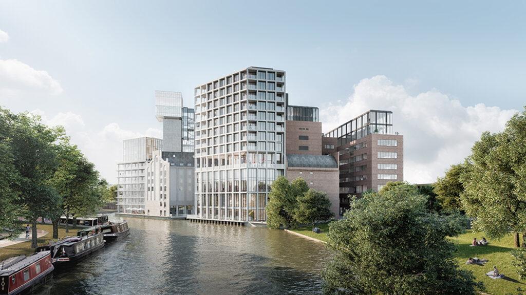 Leiden „entstaubt“ die Meelfabriek. Ein schönes neues Stadtquartier entsteht am Kanalufer. (Bild: Studio Akkerhuis)