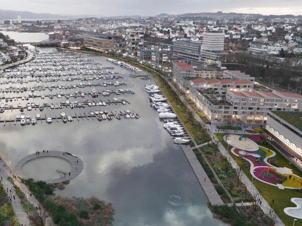 Stadtplanung Paradis direkt am Meer