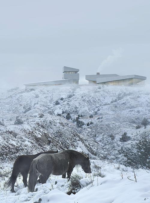 Henning Larsens Design der T. Roosevelt Library. (Bild: MIR)