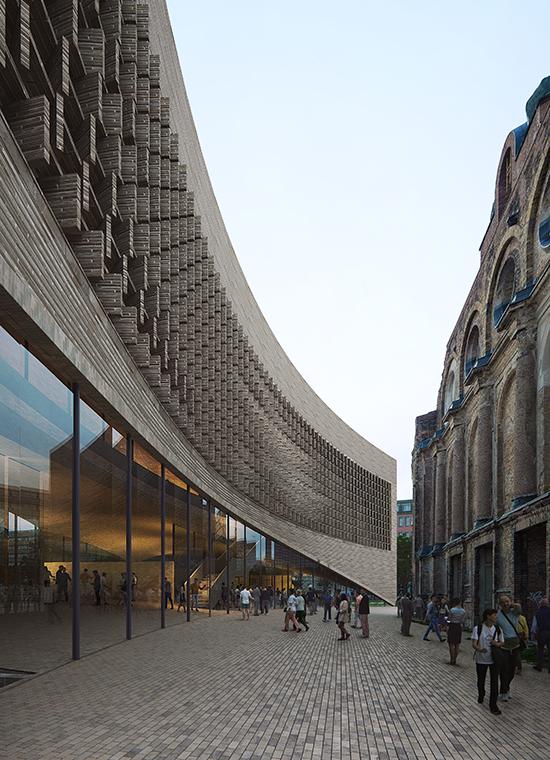 Entscheidung fürs Exilmuseum Berlin. Der Siegerentwurf der dänischen Top-Architektin Dorte Mandrup. (Bild: MIR)