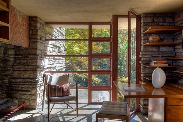 Fallingwater, Interior