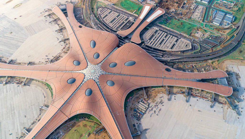 Zur Nummer 1 in der Kategorie Flughäfen bei den Prix Versailles 2020 gekürt: Daxing Airport
