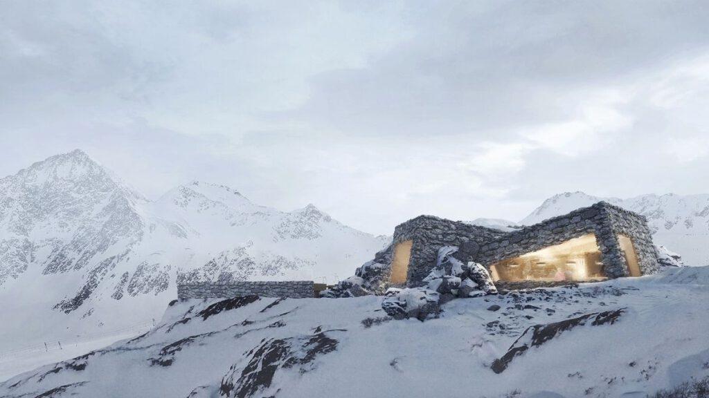 Biwak Schutzhütte im Schnalstaler Gletscher