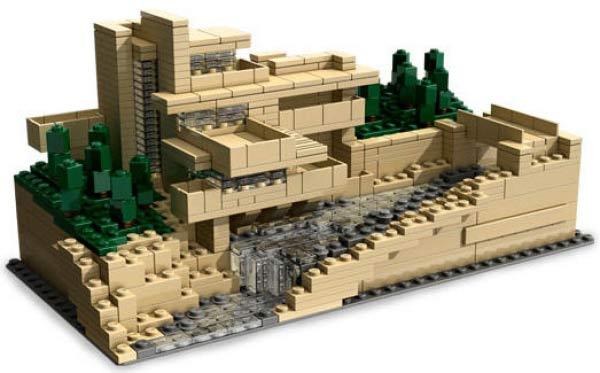 Legomodell von Fallingwater