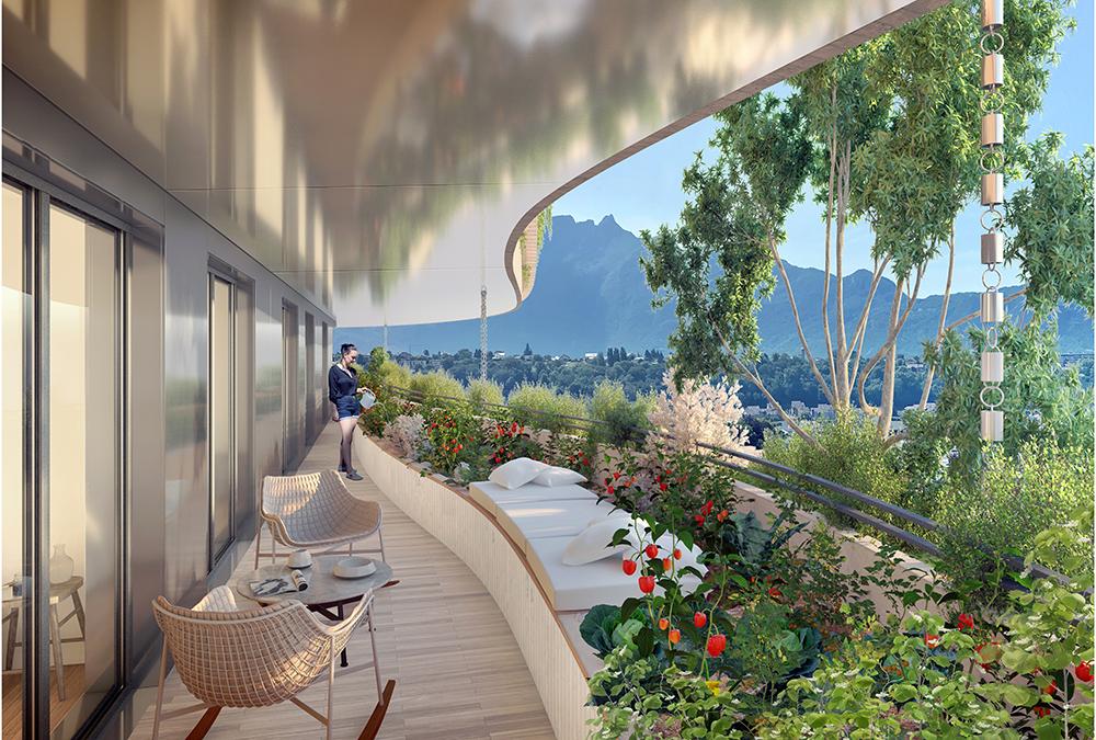 Growing food on the roofs and balconies in Aix-les-Bains