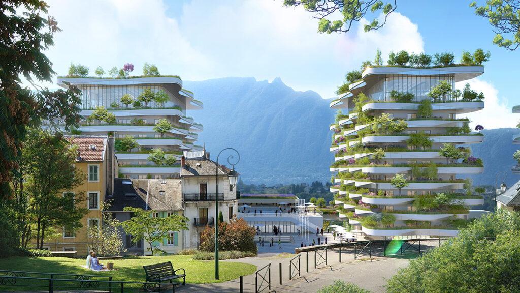 Antik wird „grün“ in Aix-les-Bains (Bild: Vincent Callebaut Architectures)