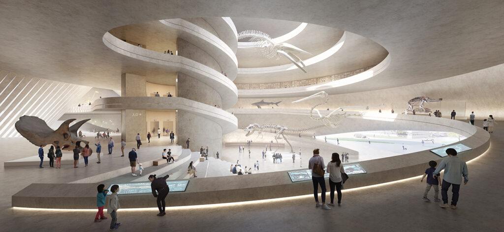 Shenzhen baut der Natur ein Museum (Bild: 3XN)