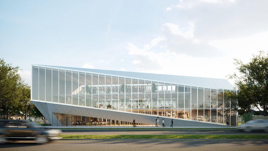 The design for the new Ochsner Center for Innovation has already received several awards. (Image: Trahan Architects)