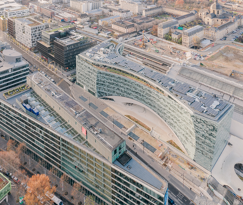 Schillernde Attraktion: Das neue Hauptquartier der „Le Monde“ Gruppe soll den Stadtteil beleben. (Bild: Ludwig Favre PAris)