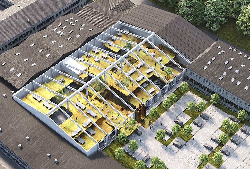 Industriebrache hat Zukunft! (Bild: smartvoll Architects)