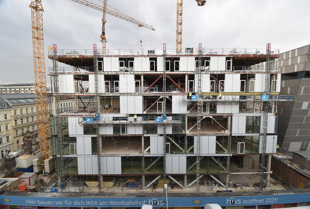 Vienna’s new IKEA is scheduled to open its doors in autumn 2021. (Image: GREENPASS)