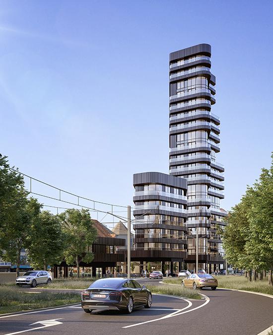 Der Heldenturm von Knokke-Heist. (Bild: SALT / G2 architectural graphics)