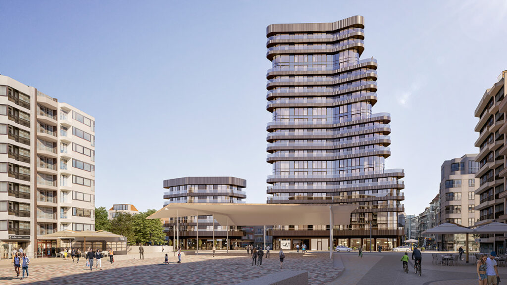 Der Heldenturm von Knokke-Heist (Bild: SALT / G2 architectural graphics)