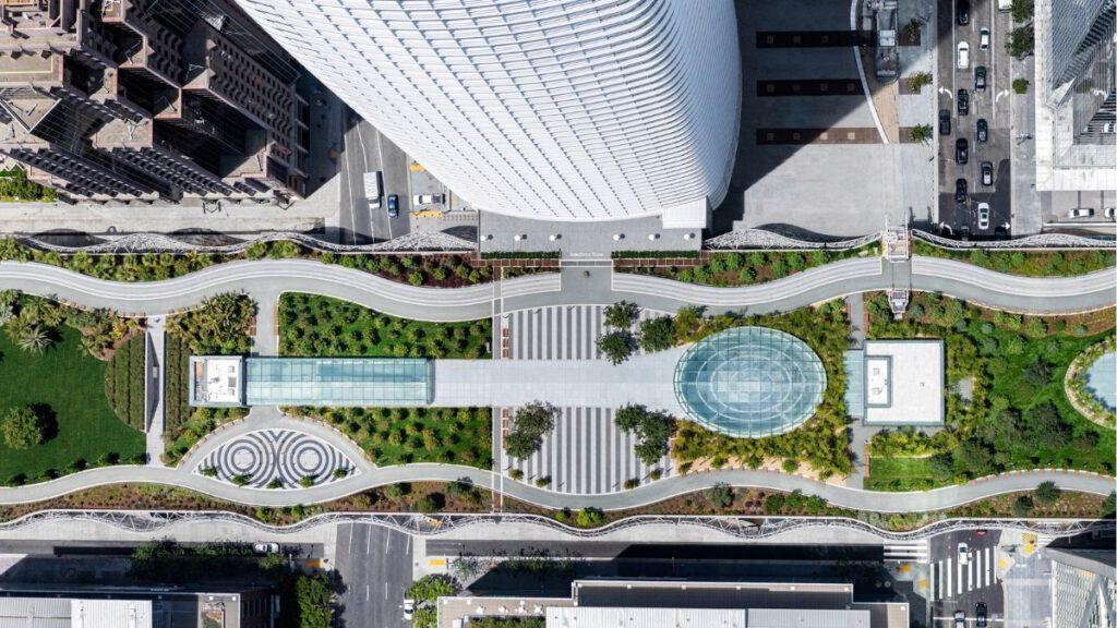 Salesforce Transit Center von oben - Prix Versailles 2020