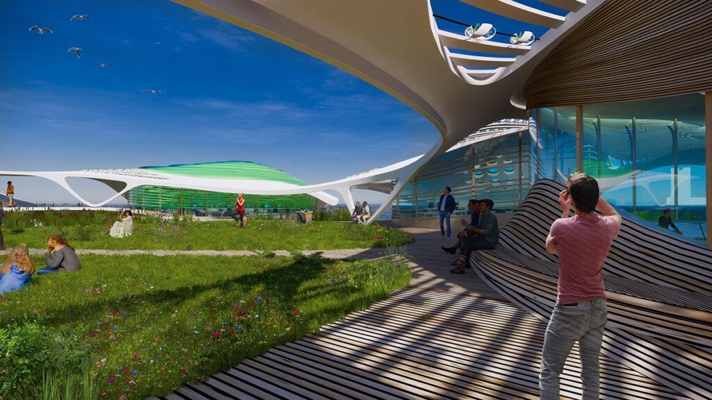 „We the Planet“ Campus treibt voran (Bild: 3deluxe architecture)
