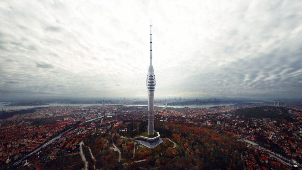 TV- und Funkturm in Istanbul