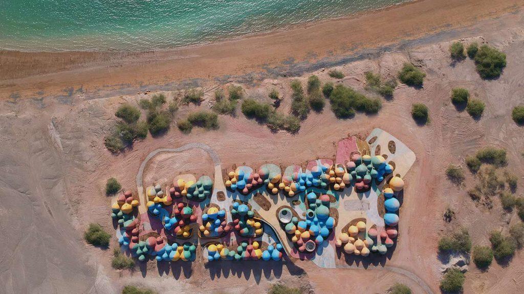 Aerial shot, Hormus, ZAV Architects