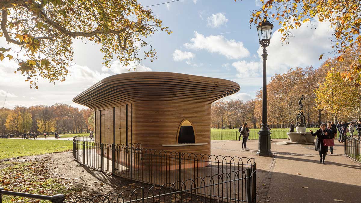 Holz-Kiosk, Mizzi Studio, London