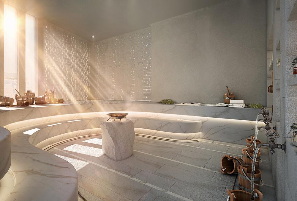 Der großzügige, edle Spa-Bereich des „Six Senses“ auf Ibiza. (Bild: Six Senses Hotels, Resorts & Spas)