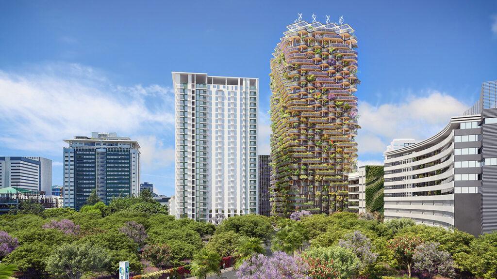 Zukunft wohnt im „Rainbow Tree“ (Bild: Vincent Callebaut Architecture)